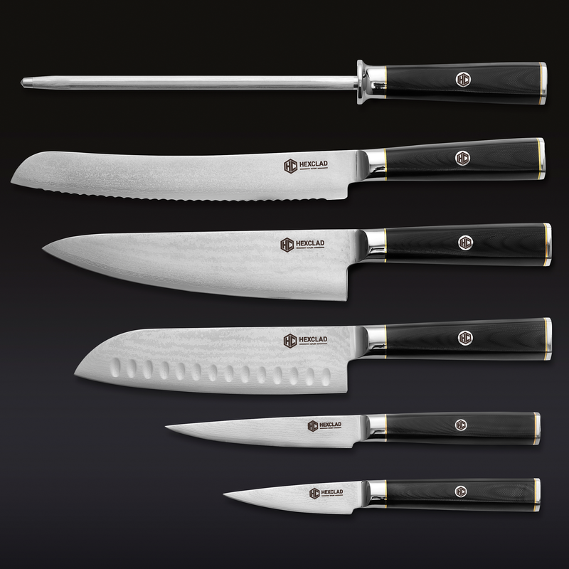 Master Series Damascus Steel Knife Set, 6-pc P8