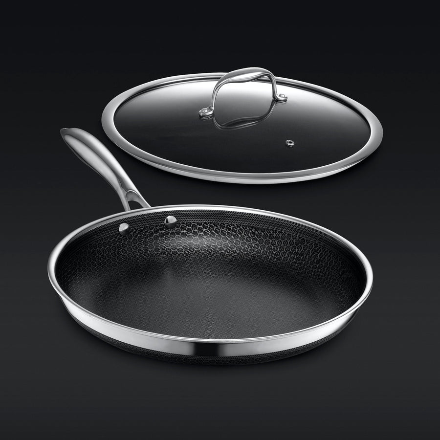 Hybrid Fry Pan with Lid, 12" N9